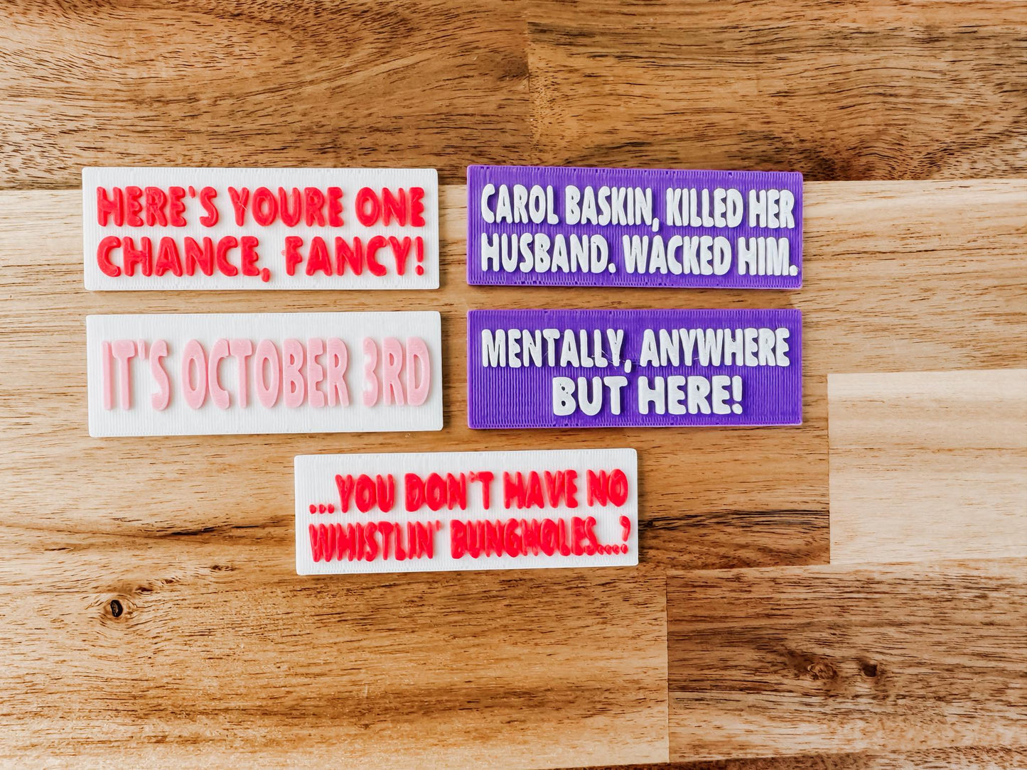 Custom Desk Platform Signs