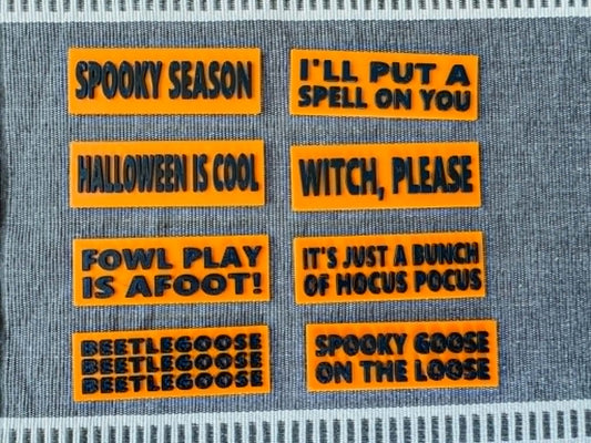 Halloween Goose Sign Set