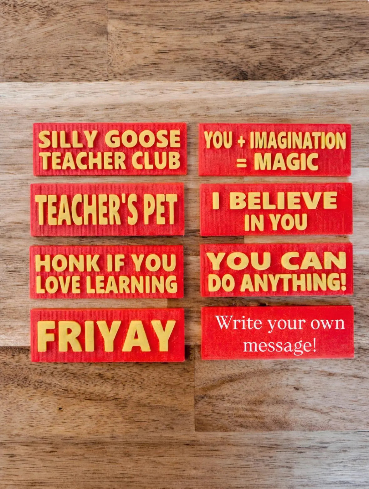 Teacher Sign Set